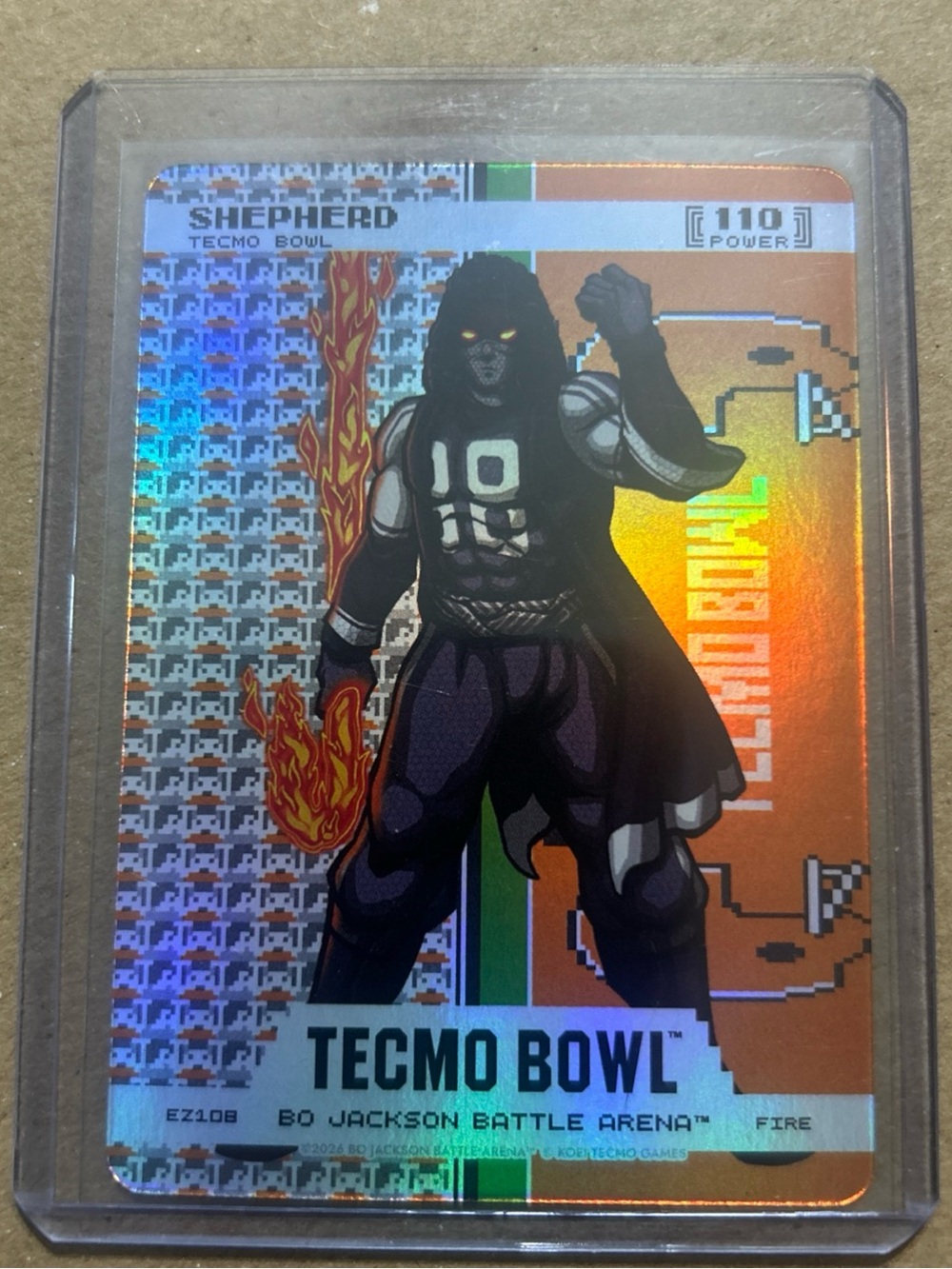 2026 Battle Arena Shepherd Fire Endzone Battlefoil EZ108 Ceedee Lamb With Bonus